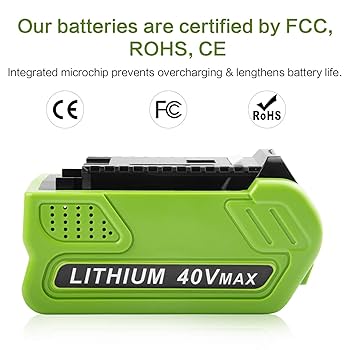 リリー010 Amazon.com: LB40A010 Replacement for GreenWorks 29472 29462